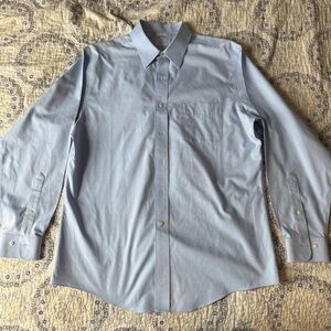 Brooks Brothers Slim Fit Non-Iron Sky Blue Dress Shirt Size 16/1/2-4/5 346